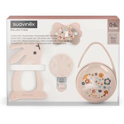 Set Regalo Wonderland Rosa 0-6M 4 Piezas Suavinex