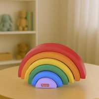 Arcoiris Apilable de Madera