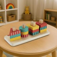 Juego-de-Clasificacion-de-Formas-Fisher-Price-de-Madera