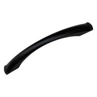 Halador de Barra Negro Mate Plástico 128 Mm