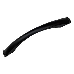 Halador de Barra Negro Mate Plástico 128 Mm