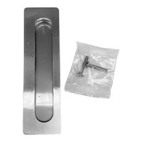Halador de Embutir Níquel Satinado 128 Mm