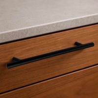 Halador de Barra Negro Mate 160 Mm