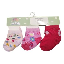 Set-3-Pares-de-Calcetas-Rosadas-Rojas-y-Blancas-0-6-Meses