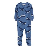 Mameluco Azul Diseño Ballenas  - Varias Tallas