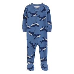 Mameluco Azul Diseño Ballenas  - Varias Tallas