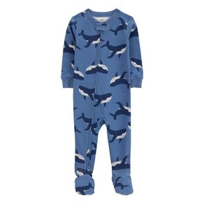 Mameluco Azul Diseño Ballenas  - Varias Tallas