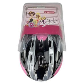 Kit de Protección con Casco Rodilleras y Coderas para Niña