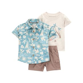 Conjunto Camiseta y Short 3 Pzas - Varias Tallas