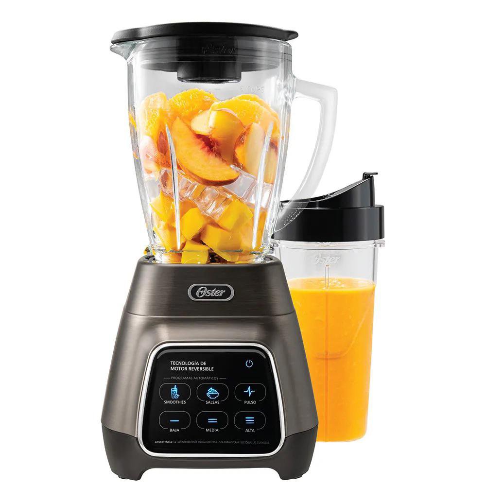 Licuadora con Jarra de Vidrio de 1.5 L 1000 W con Motor Reversible Color Negro