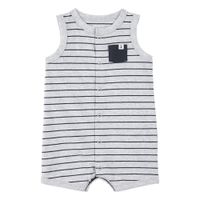 Enterizo sin Mangas Gris con Rayas - Varias Tallas
