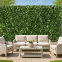 Panel de Follaje Sintético Expandible Verde 1 X 2 M