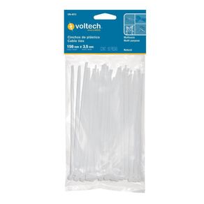 Cincho Estándar De 6 Plg Y 40 Lb Blanco 50 Pzas - Volteck