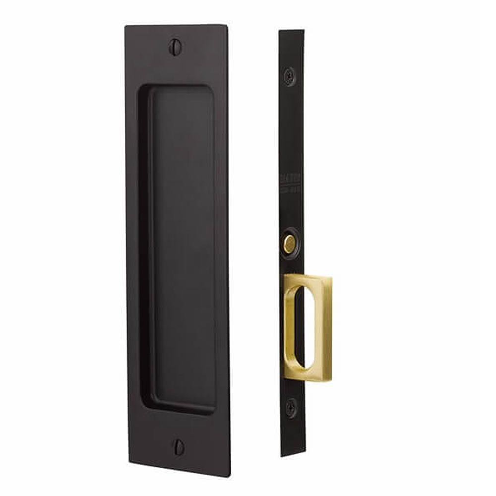Cerradura Pocket Door Lock para Puerta Color Negro Satinado Cerradura para Puerta de Negro…