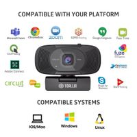 Cámara Web con Micrófono 1080 Píxeles