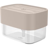 Dispensador de Jabón y Porta Esponja Beige
