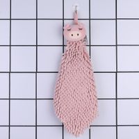 Toalla-de-Manos-con-Diseño-de-Cerdito-Rosa