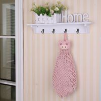 Toalla-de-Manos-con-Diseño-de-Cerdito-Rosa