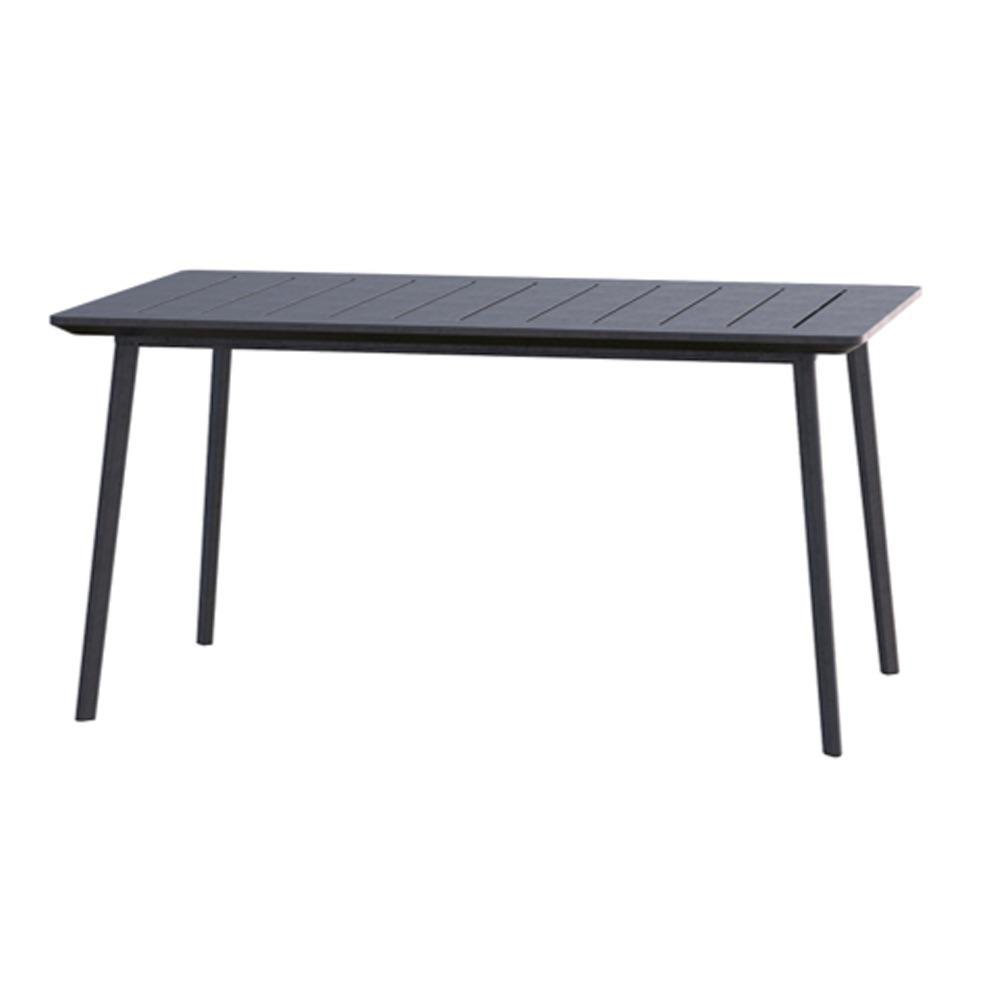Mesa de Metal Metalea 60 x 53 x 81 cm Color Bronce Mesa Rectangular Metalea Bronce