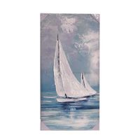 Cuadro-Decorativo-Diseño-Barcos-Azules
