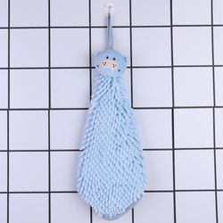 Toalla-de-Manos-con-Diseño-Hipopotamo-Azul