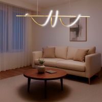 Lampara-de-Colgar-Led-Moderna-Dorado