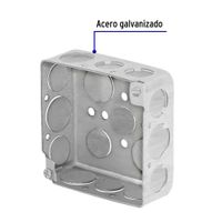 Caja Eléctrica Acero Reforzada 4 X 4 Plg