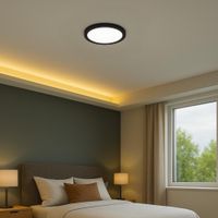 Panel Led Redondo De Empotrar Luz Cálida 12W - Sylvania