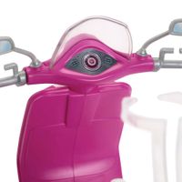 Muñeca Barbie con Moto Scooter Rosa