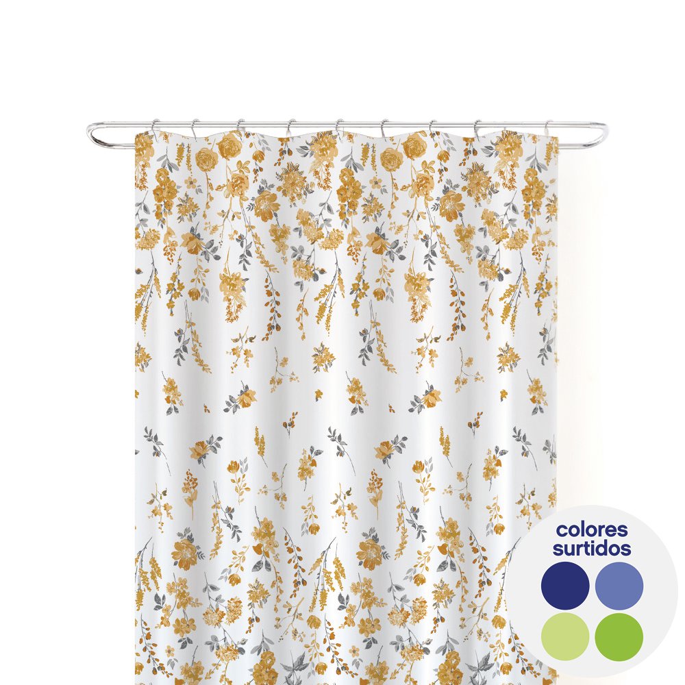 Cortina de Baño 180 x 180 cm Diseños Surtidos