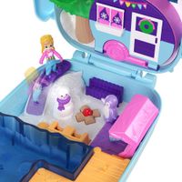 Polly Pocket Set de Juego Compacto Pijamada de Búho
