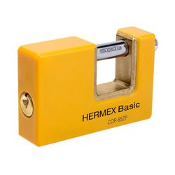 Candado-Antipalanca-Hermex-Basic-de-Laton-Amarillo-90-Mm