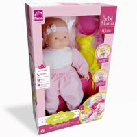 Muñeca Bebé mi Primer Comida con Accesorios Rosa