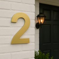 Numero-2-Dorado-de-6-Plg