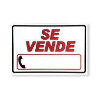 Rótulo de Se Vende 30 x 20 Cm