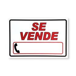 Rótulo de Se Vende 30 x 20 Cm