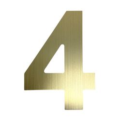 Numero-4-Dorado-de-6-Plg