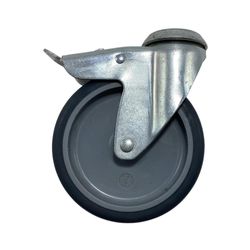 Rodo-de-Poliuretano-4-Plg-70kg-con-Espiga-y-Freno