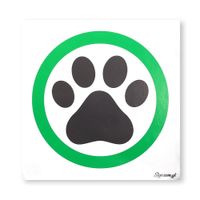 Rótulo Pet Friendly 10 x 10 Cm