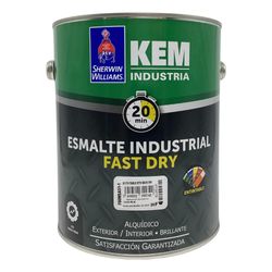 Esmalte Industrial Fast Dry Alquídico Extra Blanco 20 F 1 Gal