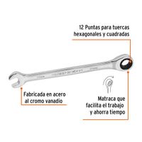 Llave-Cola-Corona-Milimetrica-con-Ratchet---Truper-Varios-Tamaños