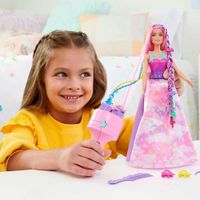 Muñeca Barbie con Máquina de Trenzas