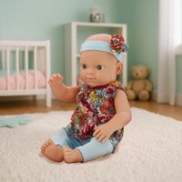 Muñeca-Bebe-Atuendo-de-Flores
