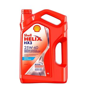 Aceite Multigrado Hélix 25W60 para Alto Kilometraje 4 L