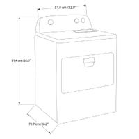 Secadora De Carga Frontal 21 Kg Blanca - Whirlpool