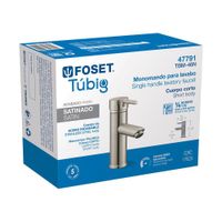 Monomando Corto Satín para Lavabo Tubig