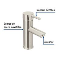 Monomando Corto Satín para Lavabo Tubig