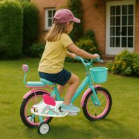 Bicicleta Rin 16 Turquesa con Accesorios