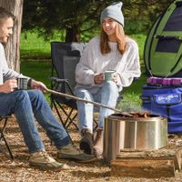 Silla Plegable para Camping Negra