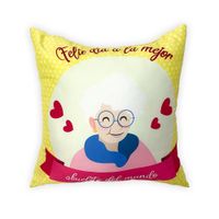 Cojín Decorativo Mejor Abuelita Del Mundo 45 Cm